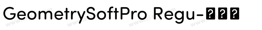 GeometrySoftPro Regu字体转换